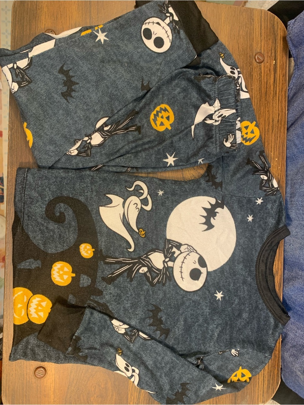 Disney Nightmare Before Christmas Jack Skellington Boys Size 6 Pajama Halloween